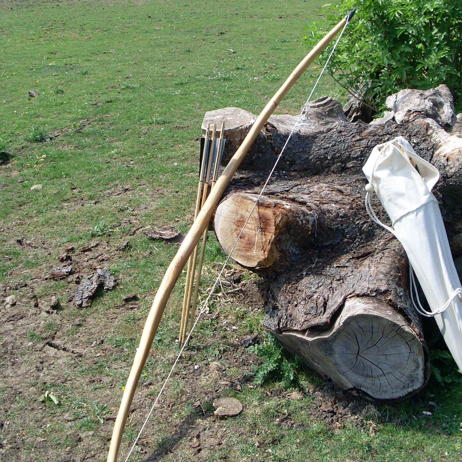 Traditional bowyer creating longbows of classic medieval and Tudor design with full-compass tiller.  For all styles of traditional archery