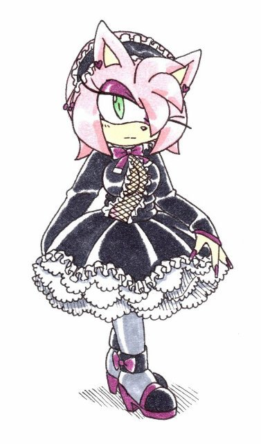 Hi I'm Amy Rose hmph dont mess with me! #gothic #hot #sexy #boyfriend = @RubyNDark