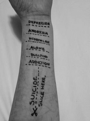 × Depressed
x Suicidal
× Attempts: 7