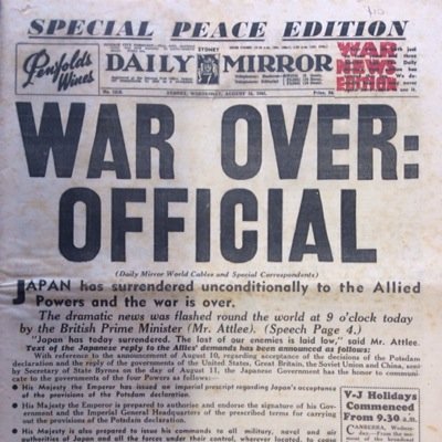 A project to tell the day to day history of World War II in real time through the pages of authentic (mostly Australian) newspapers and magazines.