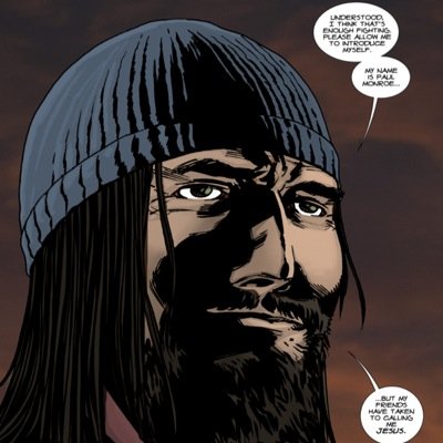 Right hand man of Rick Grimes and King Ezekiel. Consider the war against Negan won. Samurai, ninja riding a horse. Negan sucks pass it on.