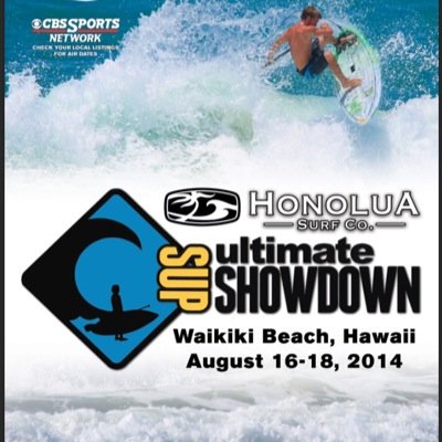 Welcome to Honolua Surf Co.'s Ultimate SUP Showdown's Twitter where Surfing and Racing Collide in an obstacle course set directly in the Surf Break!!