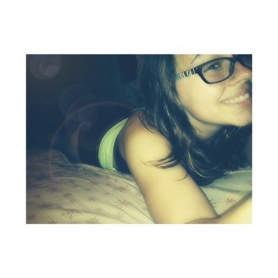 She has insecurities that she wont tell. Seventeen. My boyfriend is hella cute.