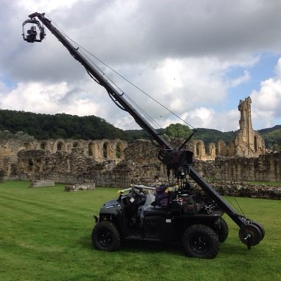 Owner/Op since 1994 - Jib or GF-9 Crane - A&C 'Pee-Pod 500' head - 4x4 'Monster' electric All Terrain crane base = Safe Silent Rapid crane repositioning