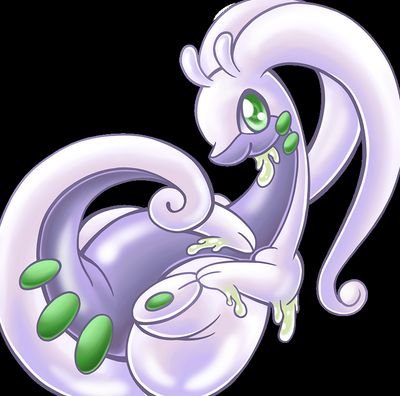 A shy female Goodra, who loves the rain. Kind & caring, she looks after young pokemon. Married to my sexy dragon @dragon_clan1 Trainer: @R34_Serena