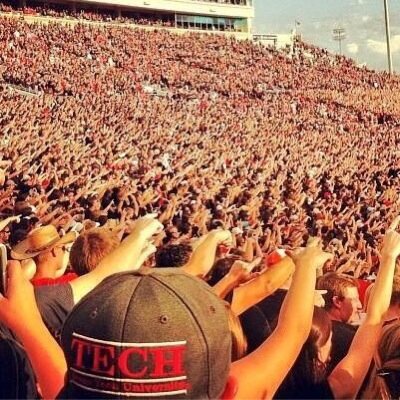 Unofficial account of the Texas Tech student section. We like sports and throwing tortillas and stuff. #GunsUp #WreckEm