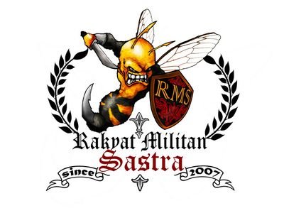 Twitter resmi Rakyat Militan Sastra FIB UI. Siapa bisa kalahkan kami?
