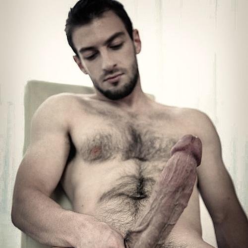 addicted with hairy muscle man..