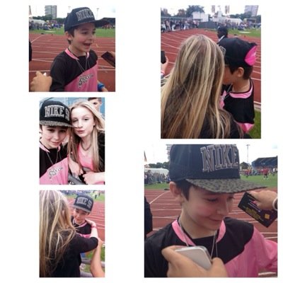 love bam so much,  ,leos princess, they are my world, met them 30.7.14 best day of my life ❤️ followed me on 7.8.14 and met leo 31.8.14 at soccer six