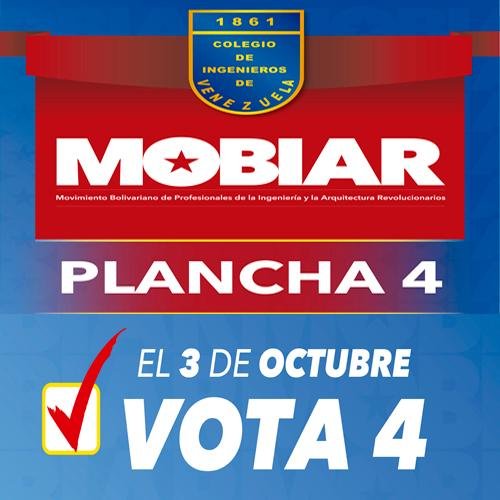 Movimiento Bolivariano de Profesionales de la Ingeniería y Arquitectura Revolucionarios del Estado Bolívar.