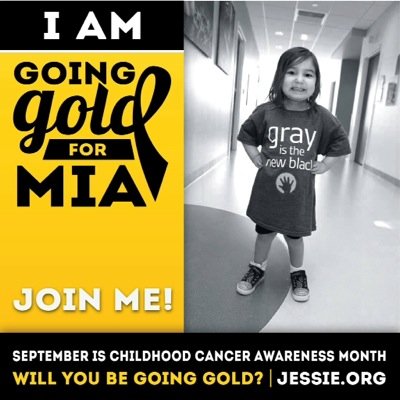 Our pint-sized hero and inspiration has been living with a brain tumor since November 2011. We share her story and raise awarness of childhood cancer #miaspeeps