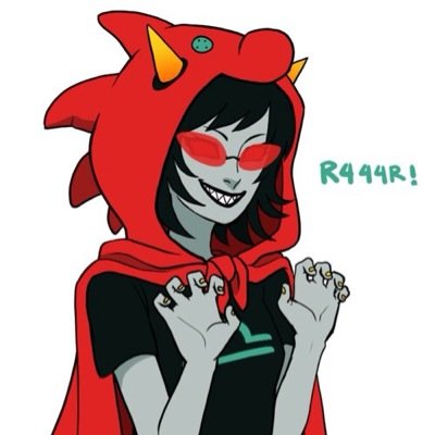 ❤️- ♦️- ♠️-
'Hey, im Terezi. I have been through a lot of shit id rather not talk about but i got through stronger (and kinkier). Looking for a long term lover'