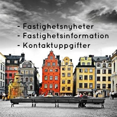 Vi erbjuder fastighetsinformation och kontaktuppgifter till fastighetsbranschen. Testa kostnadsfritt: http://t.co/numxOxkkNp Ger även ut SFK Estate Magazine.