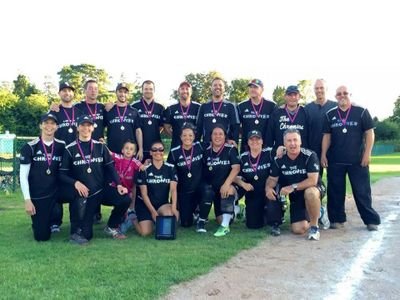 LondonChromies's profile picture. 3 time European and 10 time UK softball Champions. 2017 saw a sweep of diamond 2&3 wins, diamond series winner, NSL league and Championship double winners.