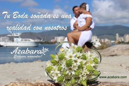 Bodas y Eventos en Margarita. Bodas en la Playa, Bodas en Catamaranes, Bodas Ecologicas. Convertimos sueños en Hermosas realidades! 24/7 #AzabaraTips