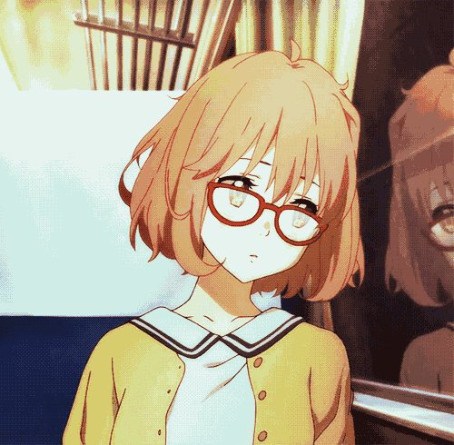 A Spirit World Warrior from Kyoukai no Kanata. Yoroshiku desu~