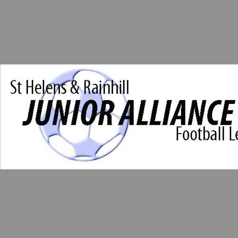 Twitter home for the St Helens & Rainhill Junior Alliance football league.