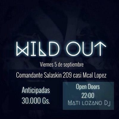 VIERNES 5 DE SEPTIEMBRE - ANTICIPADAS AL DM