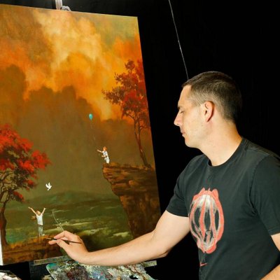 Learn how to paint with acrylics online, Tim Gagnon Studio