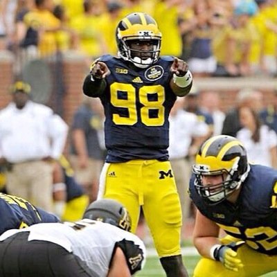 Quarterback at the University of Michigan, futute Heisman Trophy winner.