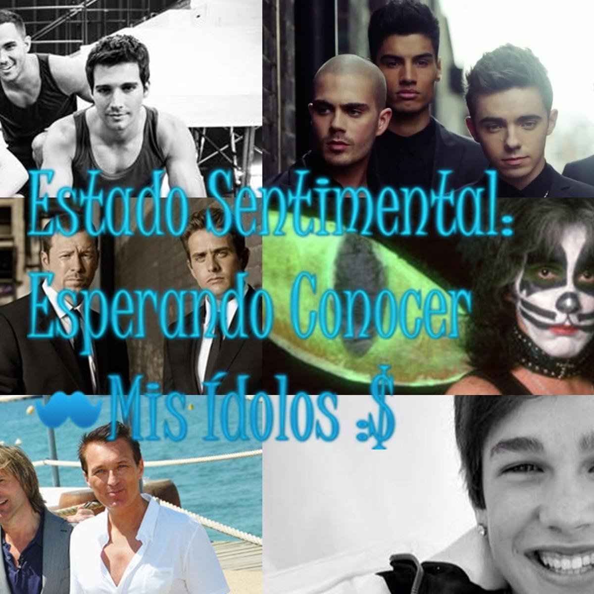I ♥ Big Time Rush♥New Kids On The Block♥Spandau Ballet♥The Wanted♥Austin Mahone♥Kiss(Peter, Paul, Eric C., Gene, Ace)♥U2♥