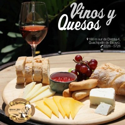 Madame Cheese Restaurante & Bistro;relajante experiencia para aquellos amantes de quesos y vinos.Ven y se parte de ella 22285728