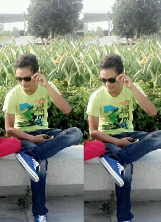 just smile always