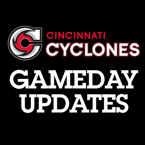 The Official Gameday Source for the Cincinnati Cyclones!  We'll provide in-game scores and updates LIVE all season long.  Also follow us at @CincyCyclones