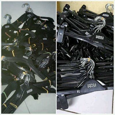 Supplier hanger 2nd branded termurah. Hanger top 25rb/lusin, hanger bottom 27500/lusin.  pin bbm: 2924DCDA. sms/call: +6285645390911 rif'an hidayat
