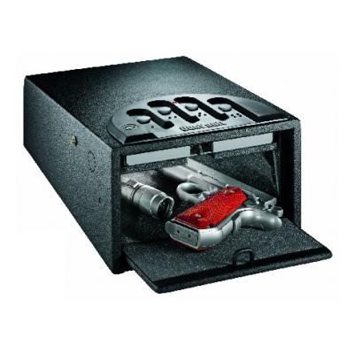 The biometric gun safe makes it harder for the bad guys to get inside and easier for the ones you've approved to gain access because the key is fingerprints.