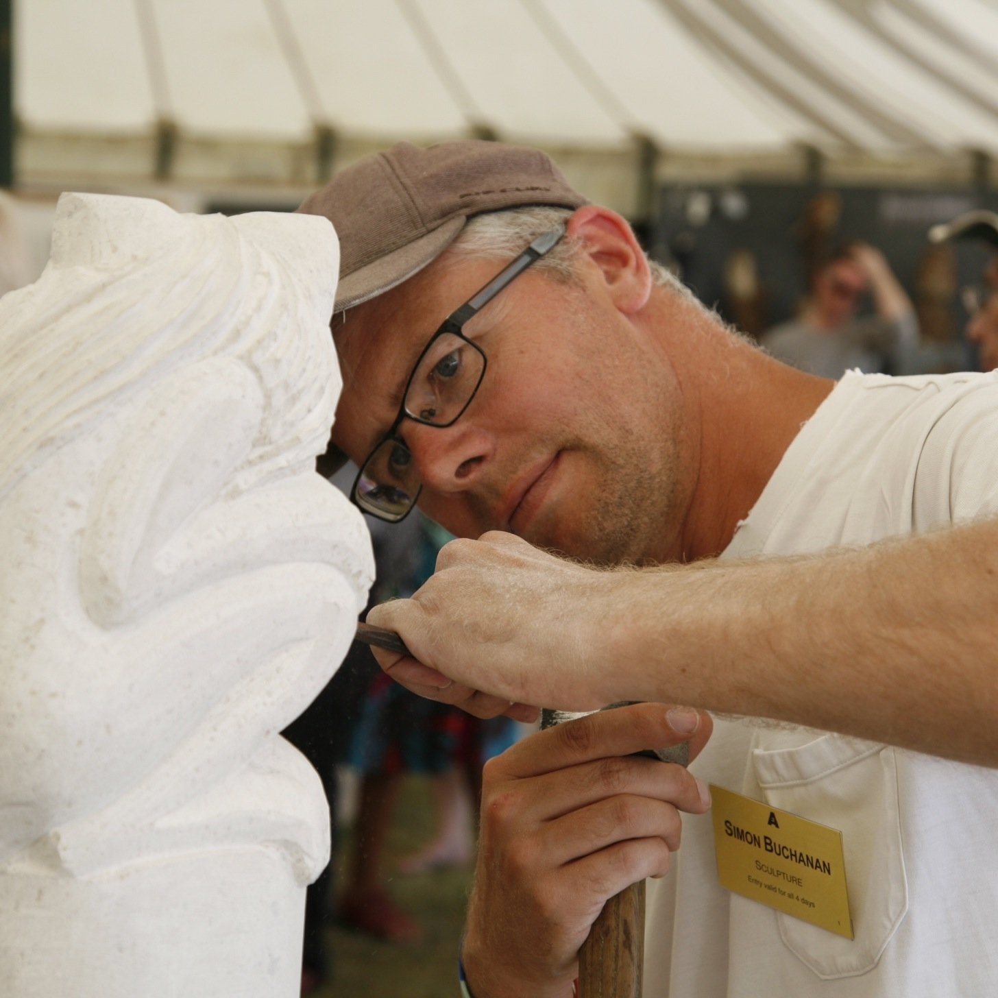 Stone Carver, Steward of Waterperry Estate