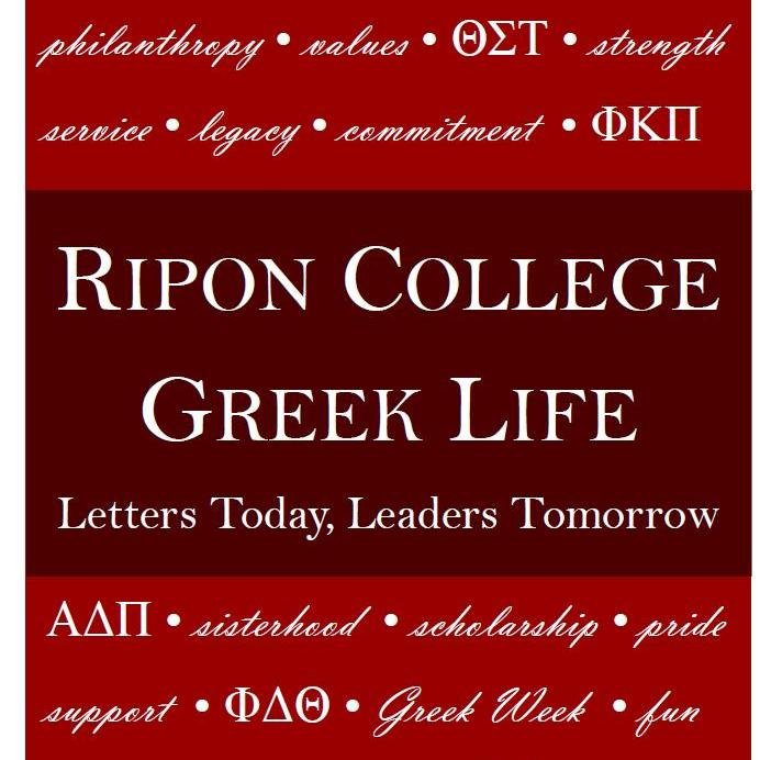 Fraternity and sorority members learn valuable life skills, develop strong bonds of unity and friendship with other Greeks. Go Ripon Greek Life!
