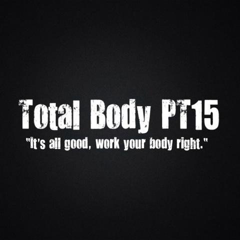 It's all good, work your body right.