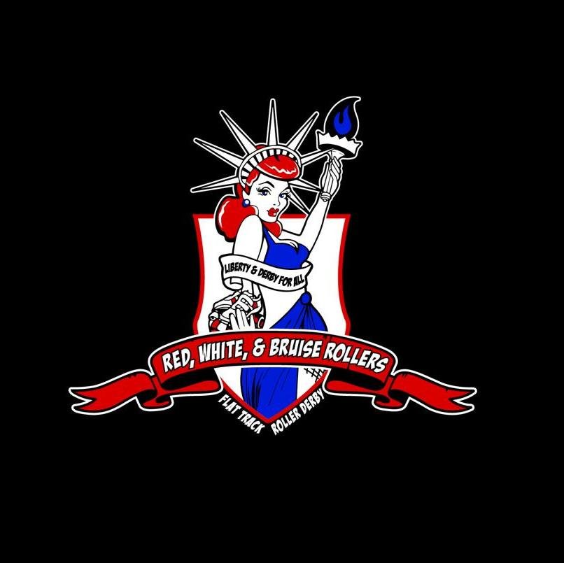 Our League is the Red, White, and Bruise Rollers! This is a private org. It's not part of the Dept of Def or any of its components & has no governmental status.