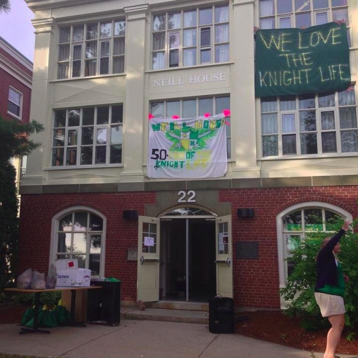 P-A-R-T-Y, I said party hardy, Knights of Neill. ig -neillhouseknights