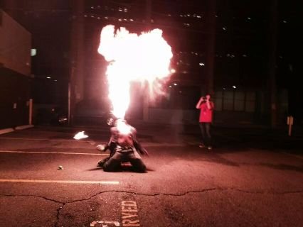 Bikes, booze, and blowup dolls.  Fire breathing, ridiculousness, nerd.  I have to poo.