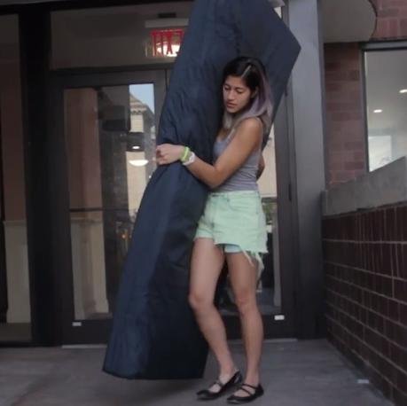 Emma Sulkowicz shouldn't have to protest alone. Let Columbia know her rapist needs to be expelled. http://t.co/slQLZcZ4mm