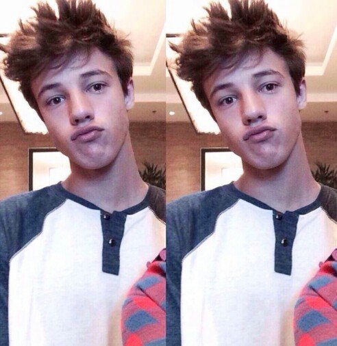 It shouldn't matter if I'm a guy, I'm just here to support Cameron.