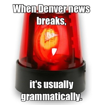 The goal of good news should always be clarity and accuracy, and poor grammar leads to neither. You do not want to be reTweeted by me!