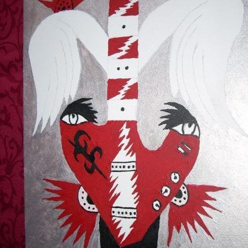 HALLO my NAME is FRANK and for my FRIENDS FRÄNKY I paint Pictures on Wood and Paper.Sometimes I whrite SONGS for The Gitarre! OK see you FRÄNKY :-)