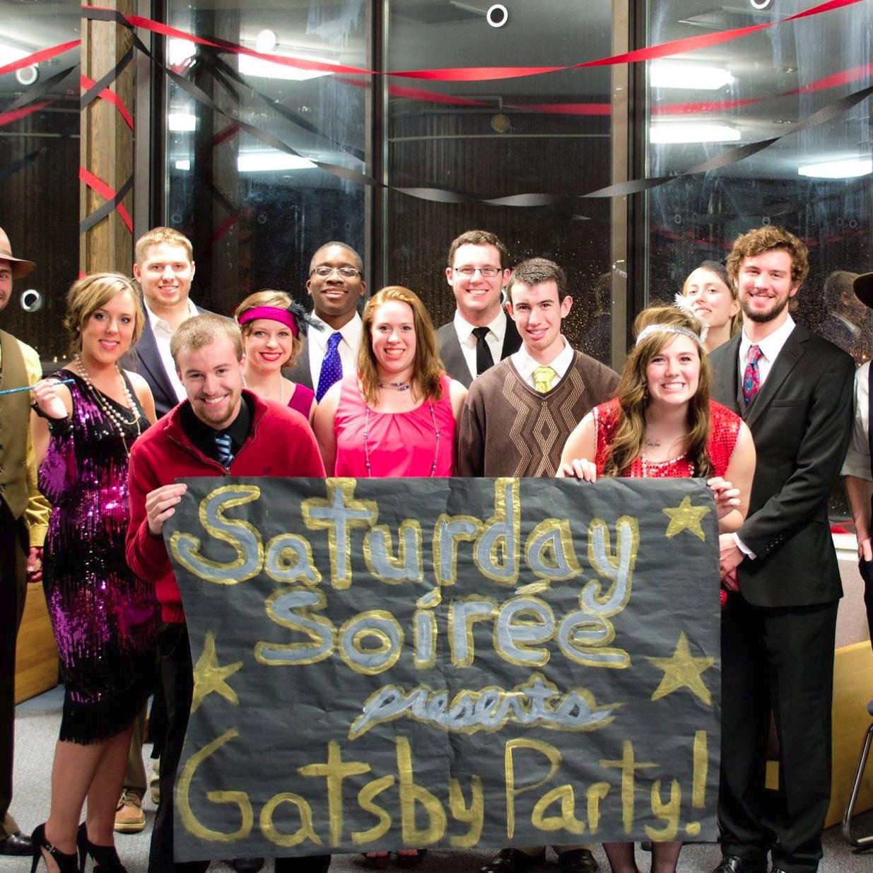 Saturday Soirée is a student organization at Minnesota State University Moorhead. Saturday Soirée creates and attends events on campus and in the FM region.