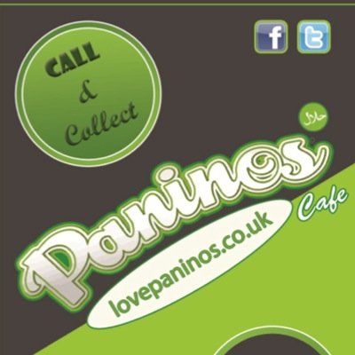 Home of the finest paninis... OPEN Mon-Sat 11.30am-8pm CALL & COLLECT 01484 518818.