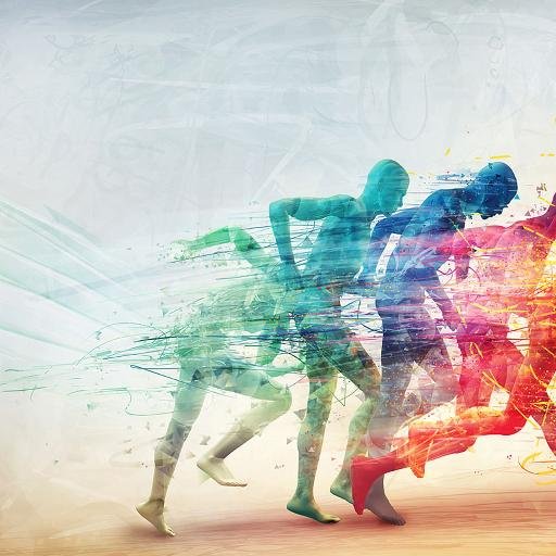 Running is my game. Just believe, and you might catch up.