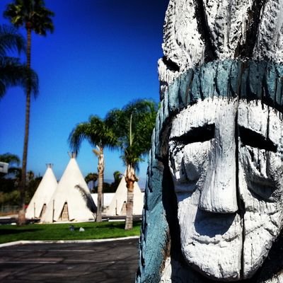 The historic Wigwam Motel located on Route 66 in California!
