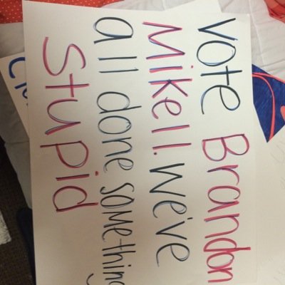 Vote Brandon Mikell for Freshman Class President, its the American Choice