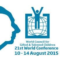 #WCGTC15 @wcgtc 21st Biennial World Conference: Educating Gifted And Talented Children - Turning Research Into Practice #Nonprofit #Gifted #Taleted #Children