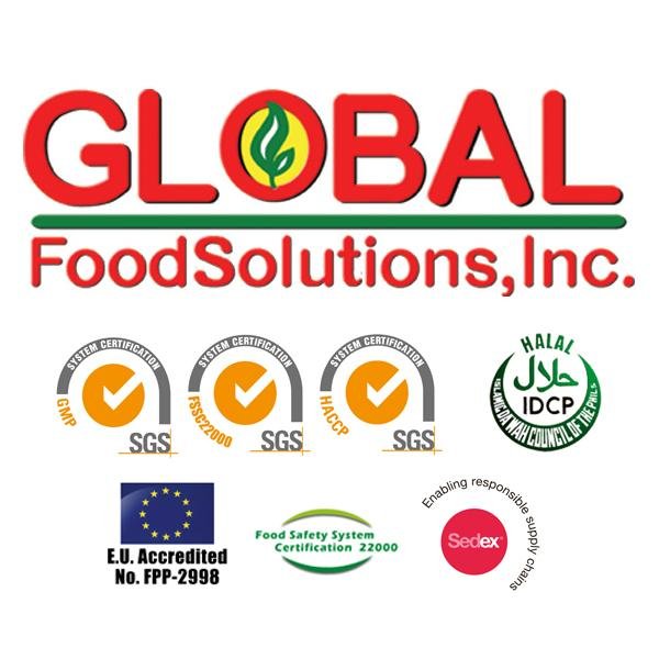 Global FoodSolutions, Inc. (GFSI) is a leading packaging & manufacturing company providing services for both local distribution and 
international export.