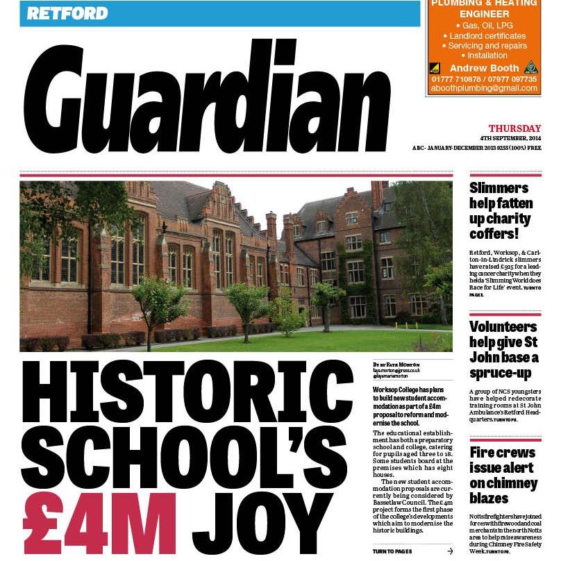 Got a story? Email newsroom@worksop-guardian.co.uk