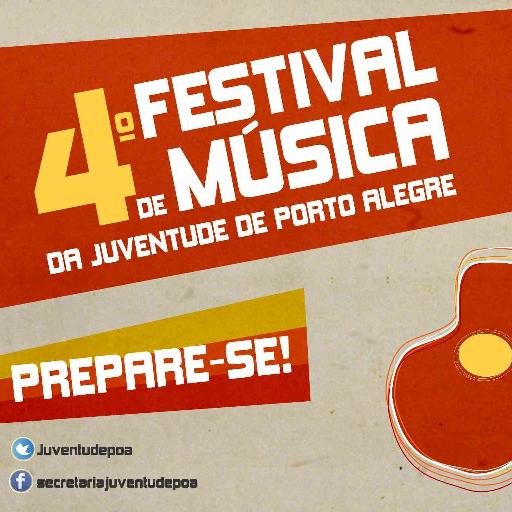 Espaço de divulgação de informações do 4º Festival de Música da Juventude de Porto Alegre.
