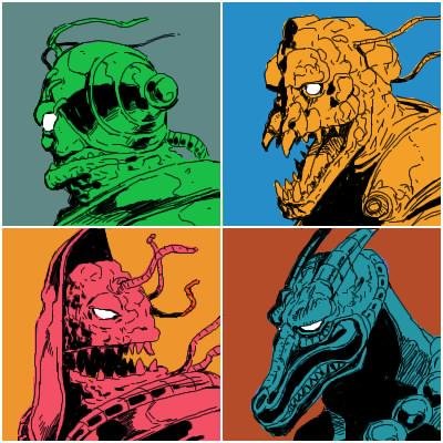 Not  scary monsters